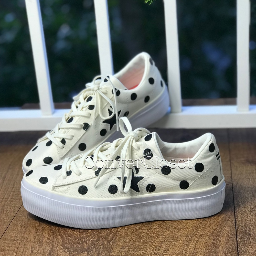 NWT Converse One Star Platform OX Egret WMNS AUTHE - Picture 2 of 8